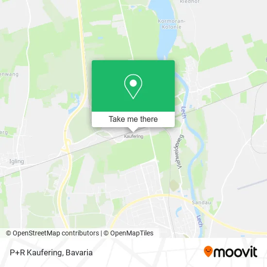 Карта P+R Kaufering