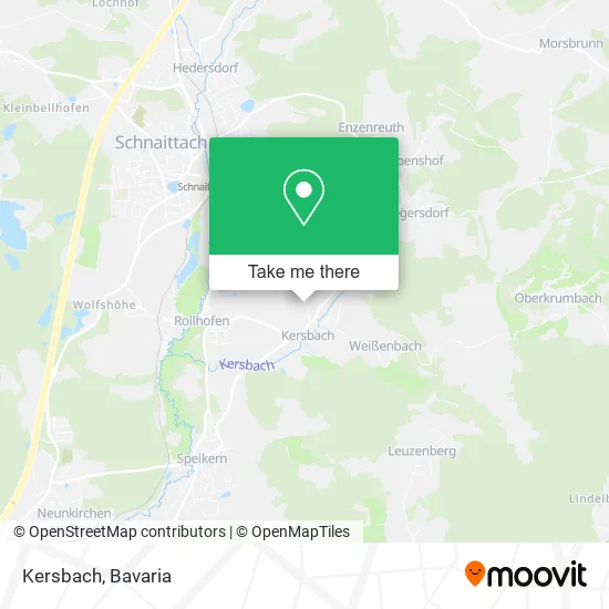 Карта Kersbach