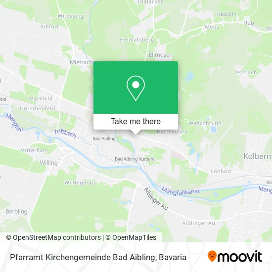 Карта Pfarramt Kirchengemeinde Bad Aibling