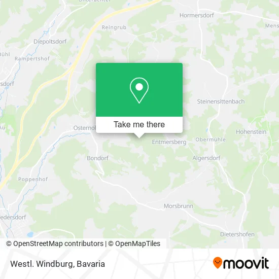 Карта Westl. Windburg