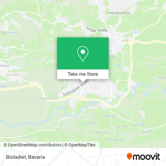 Карта Bioladen