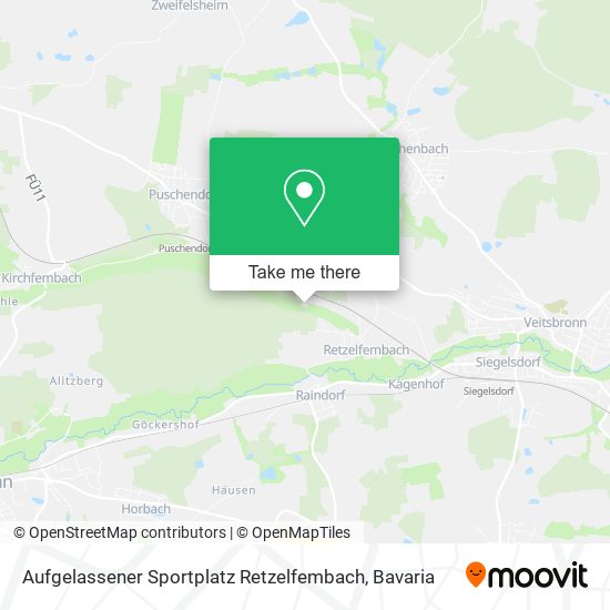 Aufgelassener Sportplatz Retzelfembach map