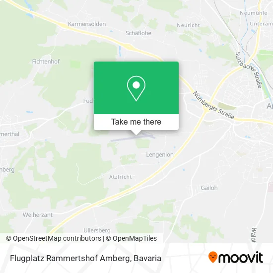 Карта Flugplatz Rammertshof Amberg