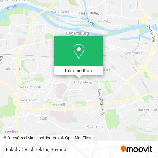Карта Fakultät Architektur