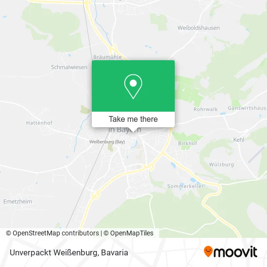 Карта Unverpackt Weißenburg