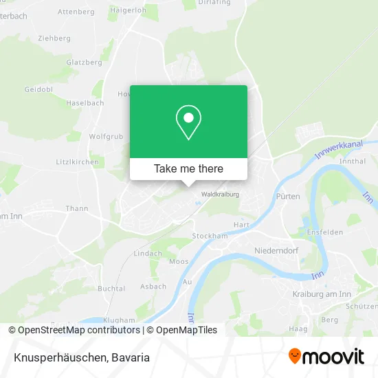 Карта Knusperhäuschen