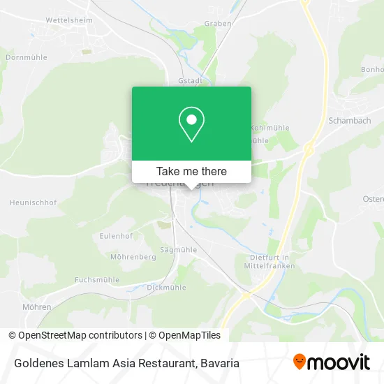 Карта Goldenes Lamlam Asia Restaurant