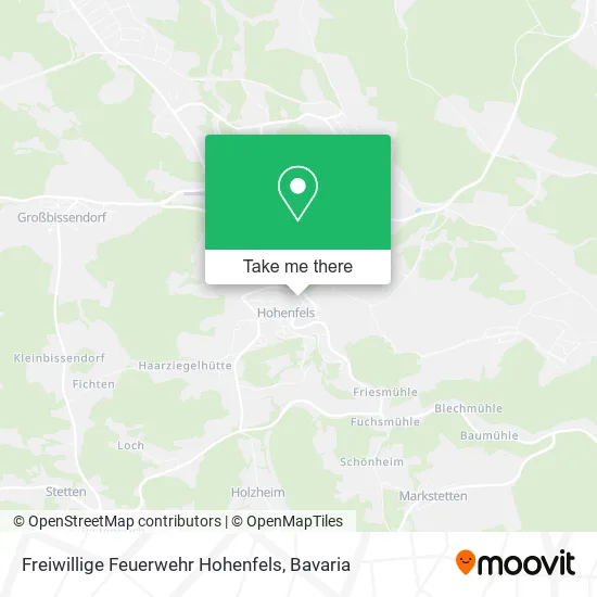 Карта Freiwillige Feuerwehr Hohenfels