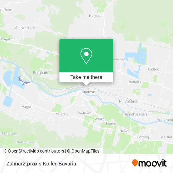 Карта Zahnarztpraxis Koller