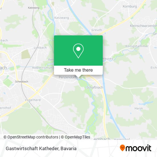 Gastwirtschaft Katheder map