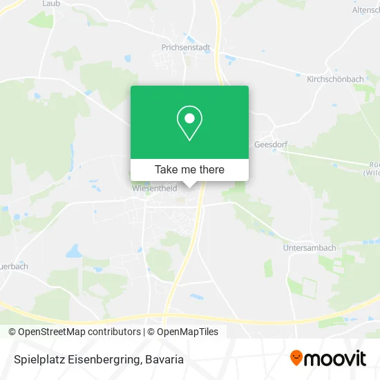 Карта Spielplatz Eisenbergring