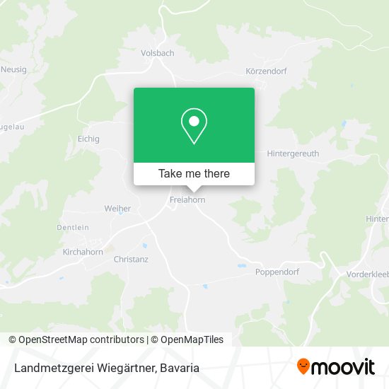 Landmetzgerei Wiegärtner map