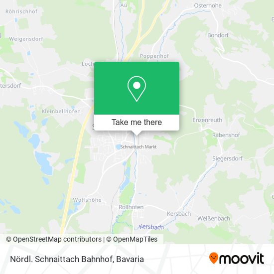 Nördl. Schnaittach Bahnhof map
