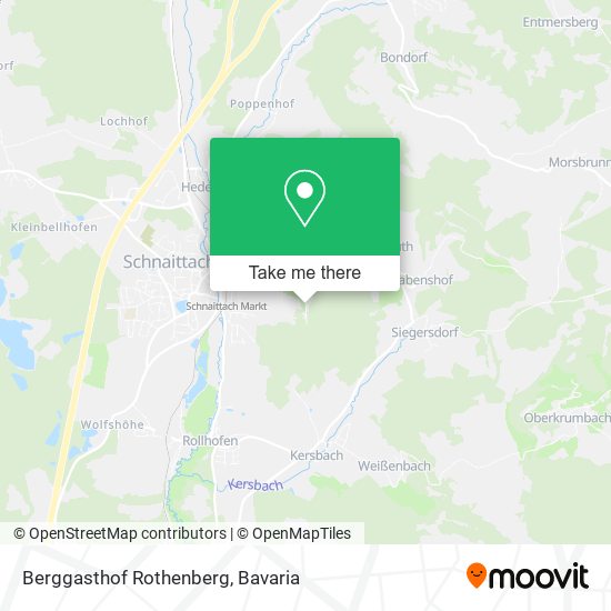 Berggasthof Rothenberg map