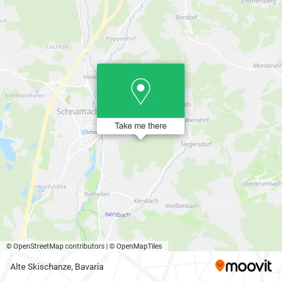 Карта Alte Skischanze