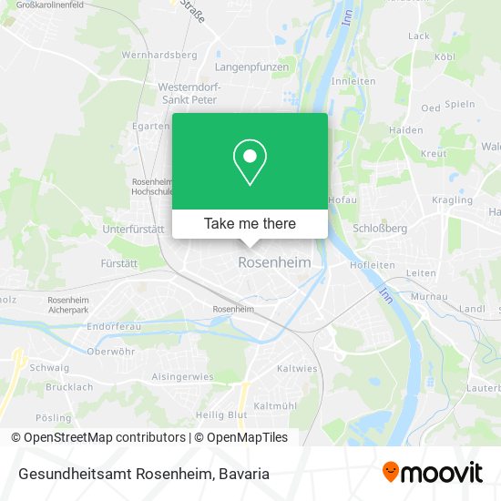 Gesundheitsamt Rosenheim map