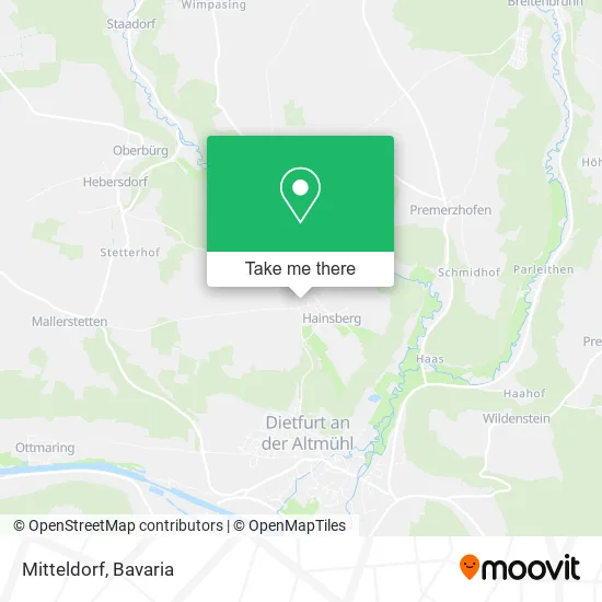 Карта Mitteldorf