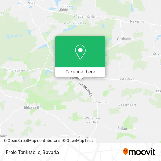 Карта Freie Tankstelle