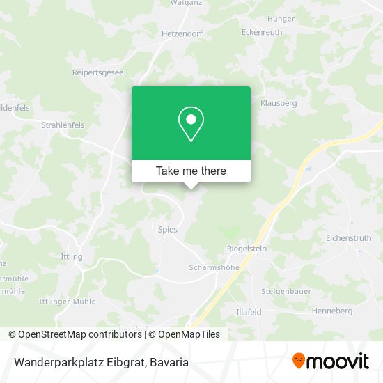 Wanderparkplatz Eibgrat map