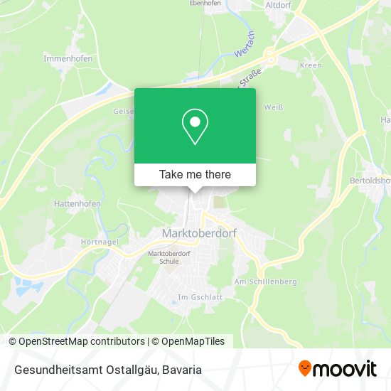 Gesundheitsamt Ostallgäu map