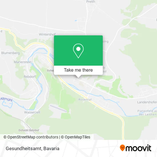 Карта Gesundheitsamt