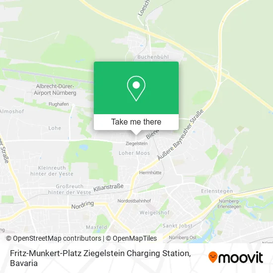Карта Fritz-Munkert-Platz Ziegelstein Charging Station