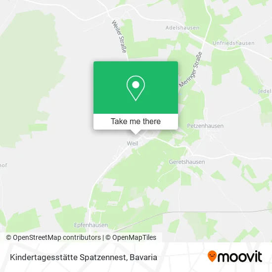 Карта Kindertagesstätte Spatzennest