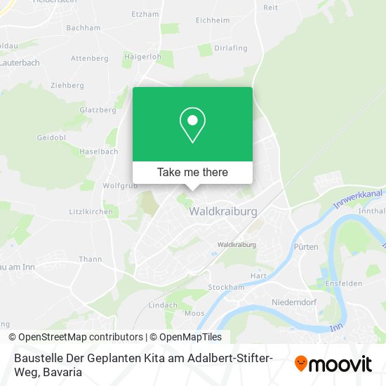 Baustelle Der Geplanten Kita am Adalbert-Stifter-Weg map