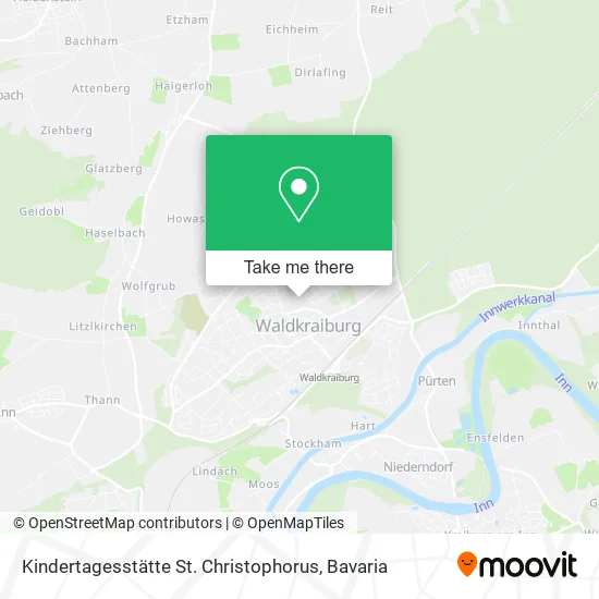 Карта Kindertagesstätte St. Christophorus