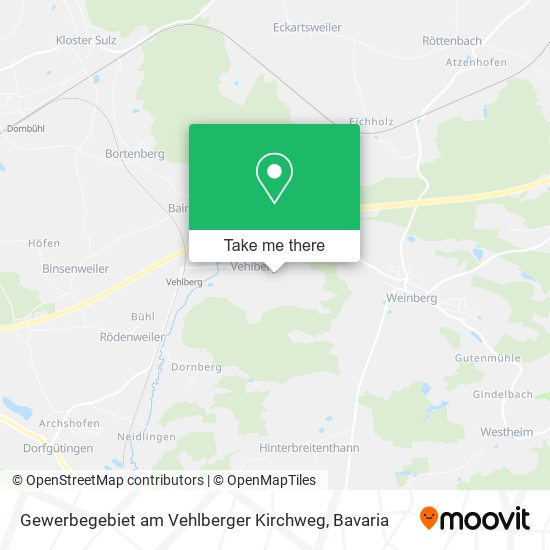 Карта Gewerbegebiet am Vehlberger Kirchweg