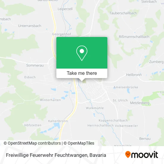 Карта Freiwillige Feuerwehr Feuchtwangen