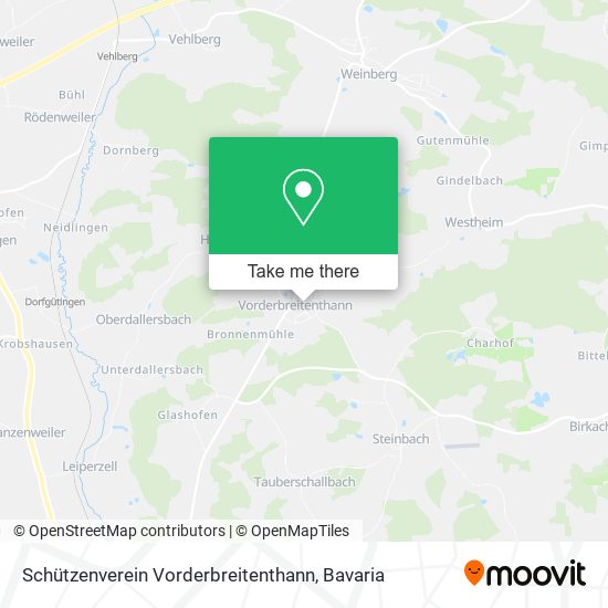 Schützenverein Vorderbreitenthann map