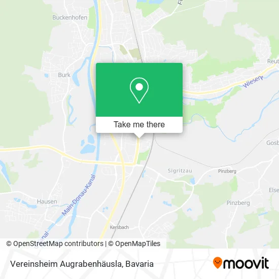 Карта Vereinsheim Augrabenhäusla