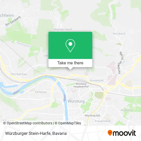 Карта Würzburger Stein-Harfe