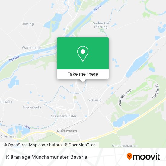 Kläranlage Münchsmünster map