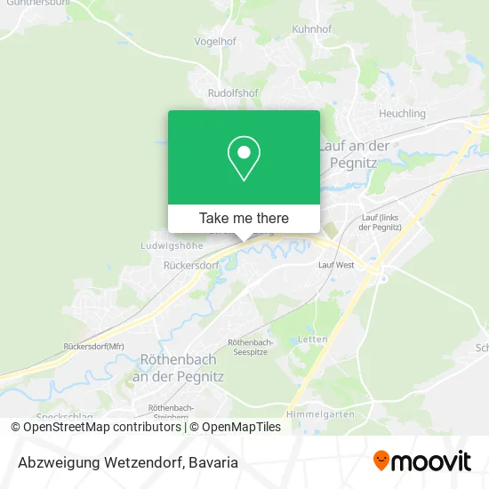 Карта Abzweigung Wetzendorf