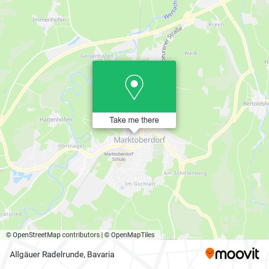 Allgäuer Radelrunde map