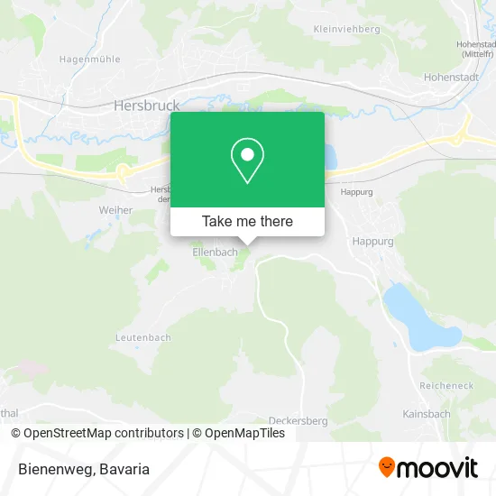 Bienenweg map