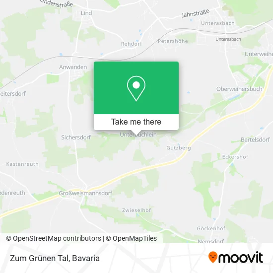 Карта Zum Grünen Tal