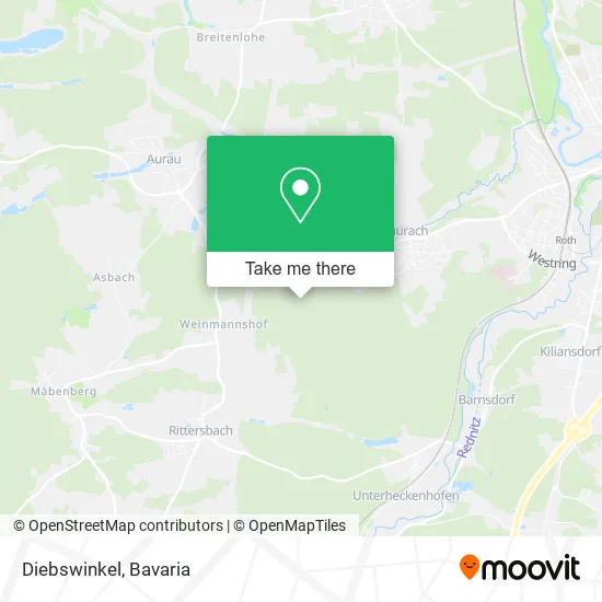 Карта Diebswinkel