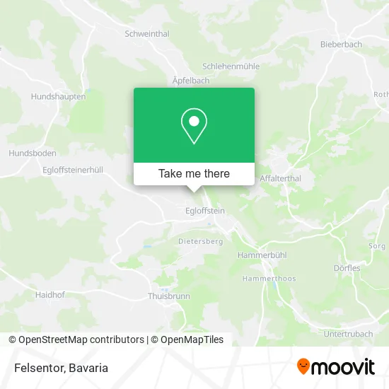 Карта Felsentor