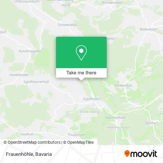 Карта Frauenhöhle