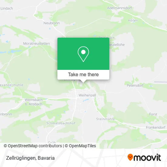 Карта Zellrüglingen