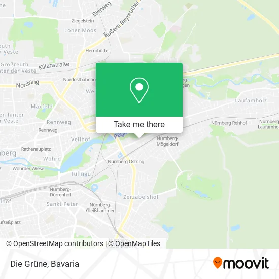 Карта Die Grüne