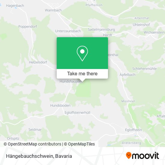 Hängebauchschwein map