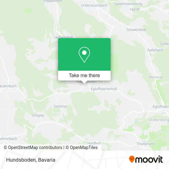 Карта Hundsboden