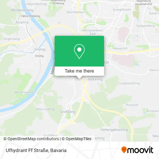 Карта Ufhydrant Ff Straße