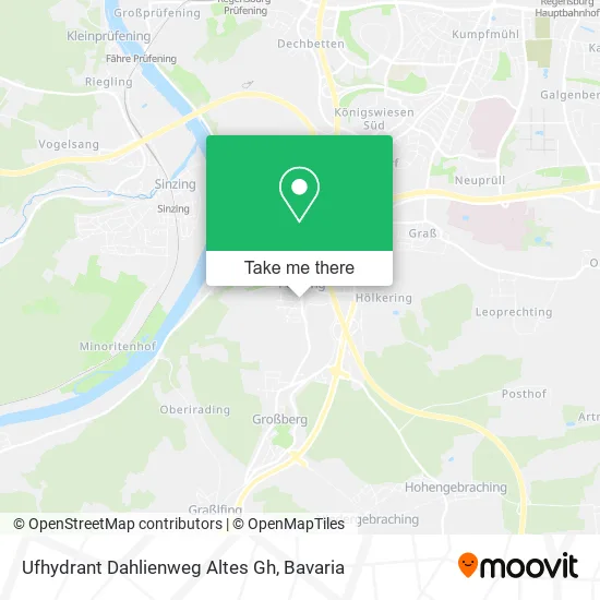 Карта Ufhydrant Dahlienweg Altes Gh