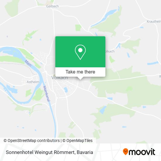 Sonnenhotel Weingut Römmert map