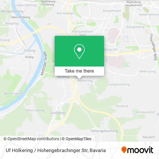 Карта Uf Hölkering / Hohengebrachinger Str